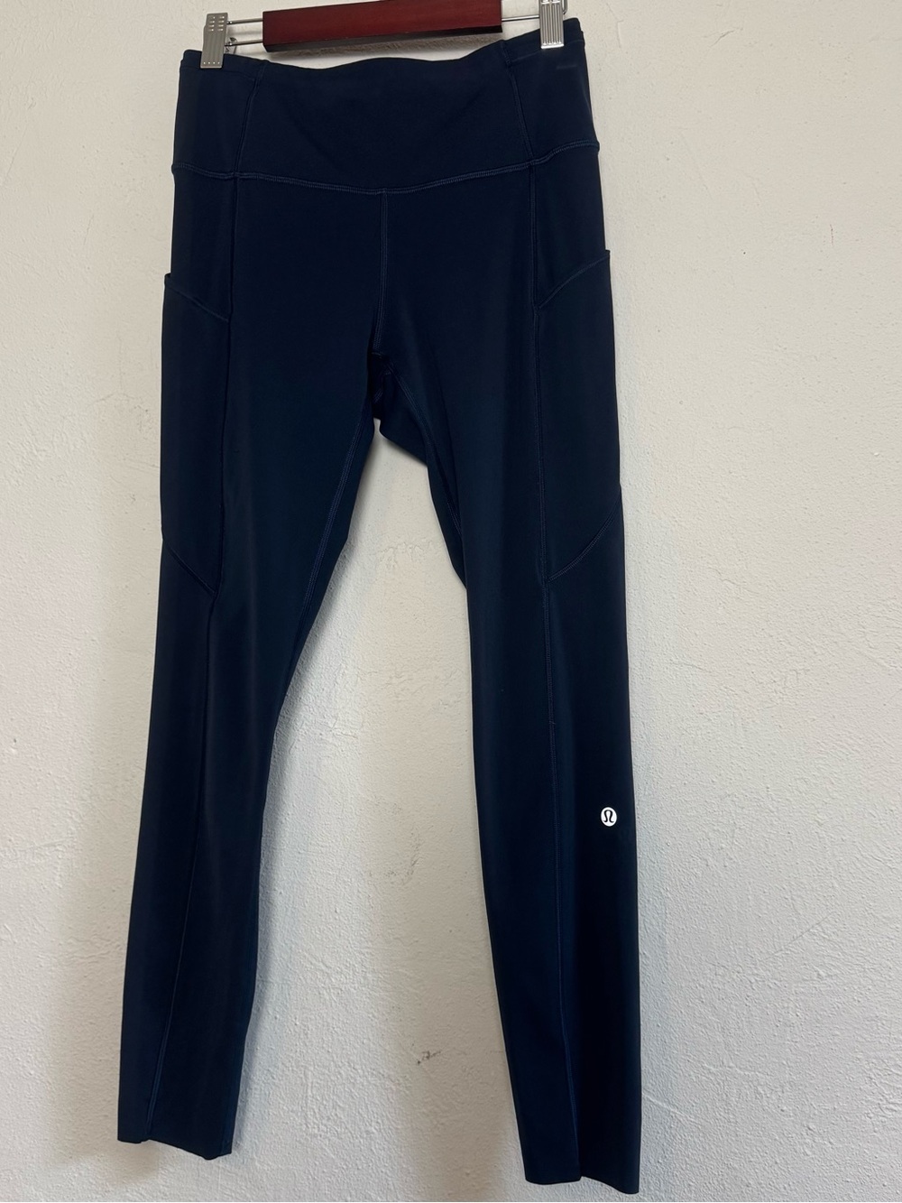 Lululemon Navy Blue Fast and Free Leggings